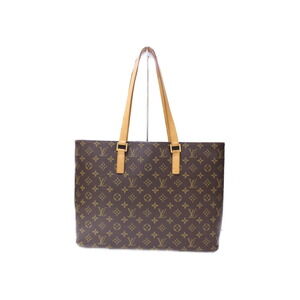 LOUIS VUITTON Luco Brown Monogram Shoulder Tote